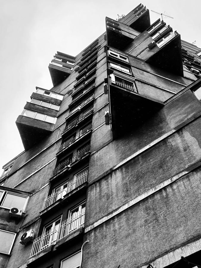 Belgrade brutalist architecture