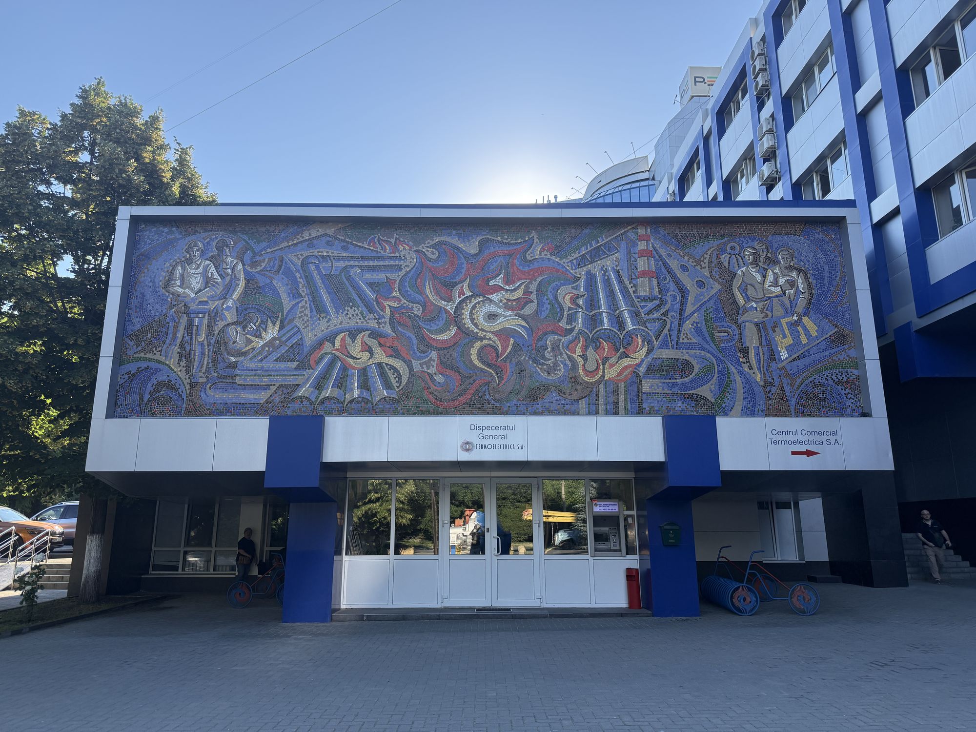 Mosaic of TermoElectrica, Chisinau
