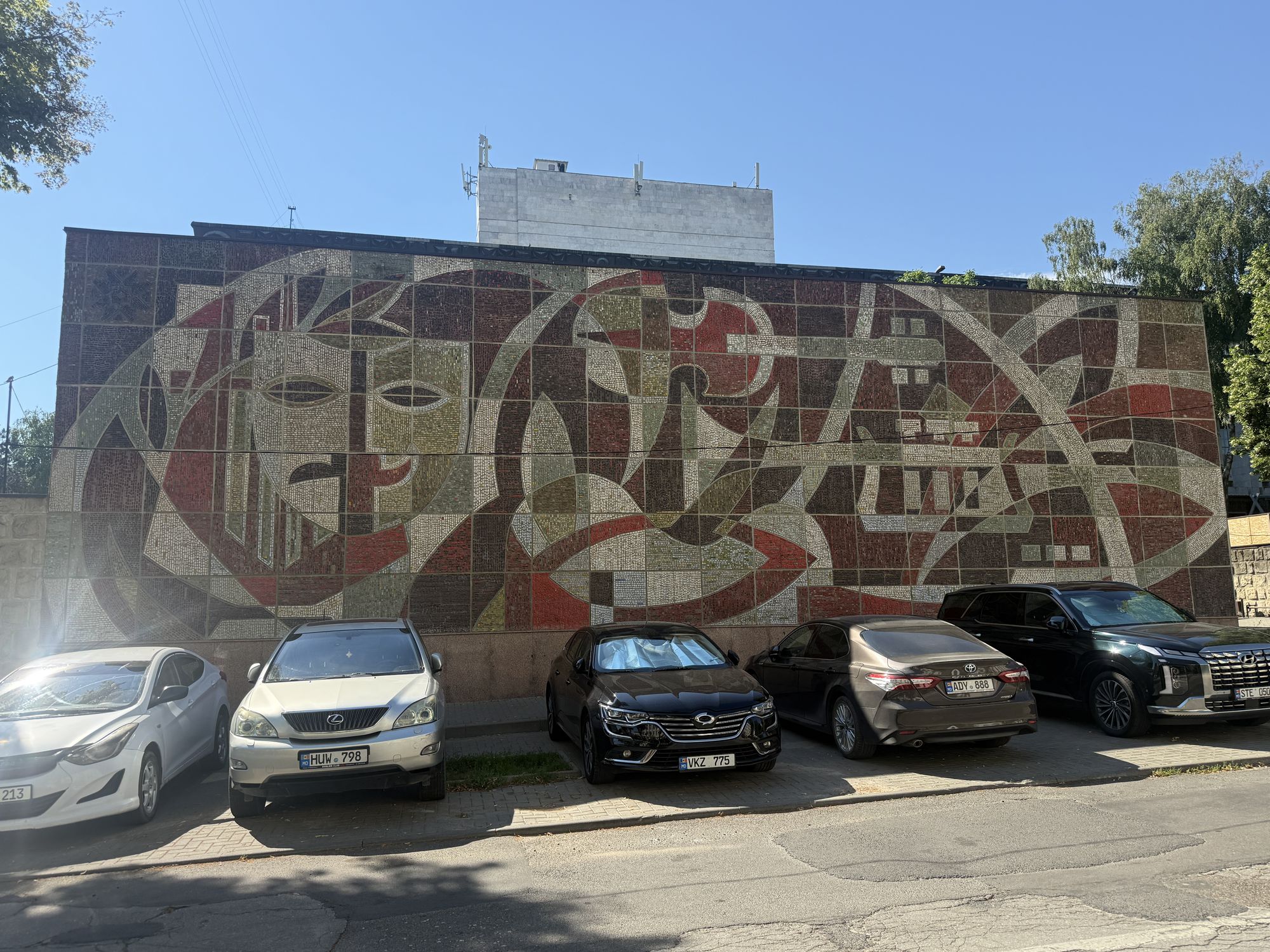 Soviet Mosaic Mural, Chisinau