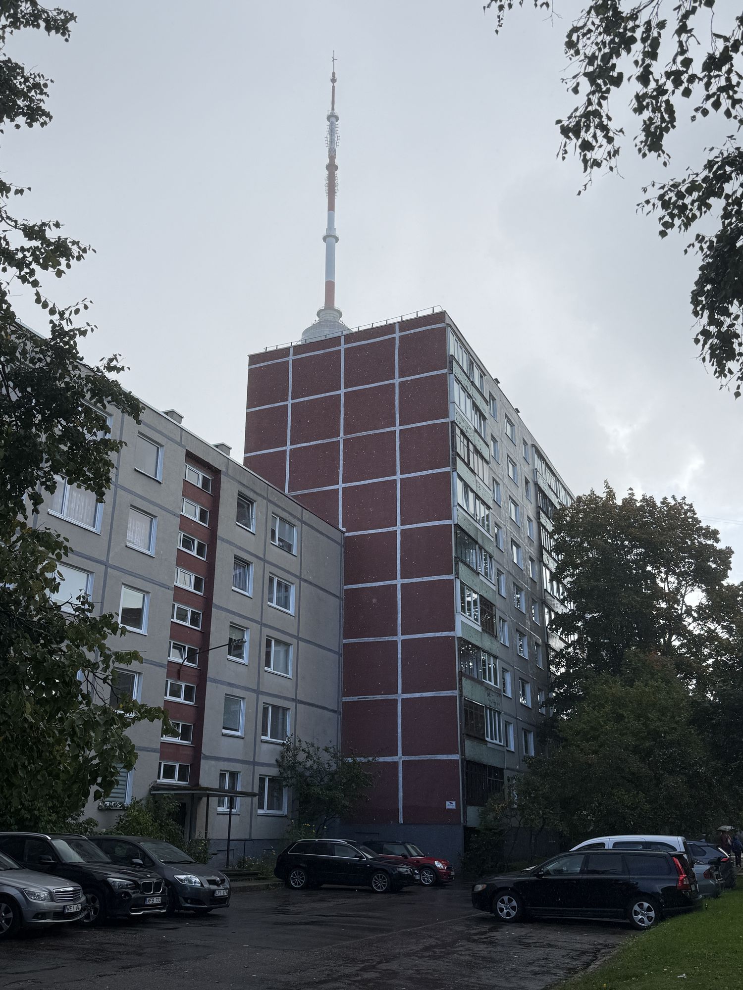 Residential Block, Karoliniškės — Soviet Microdistrict Housing, Vilnius
